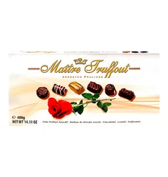 Шоколадні цукерки у коробці Праліне Maitre Truffout Pralines, 400 г, Австрія