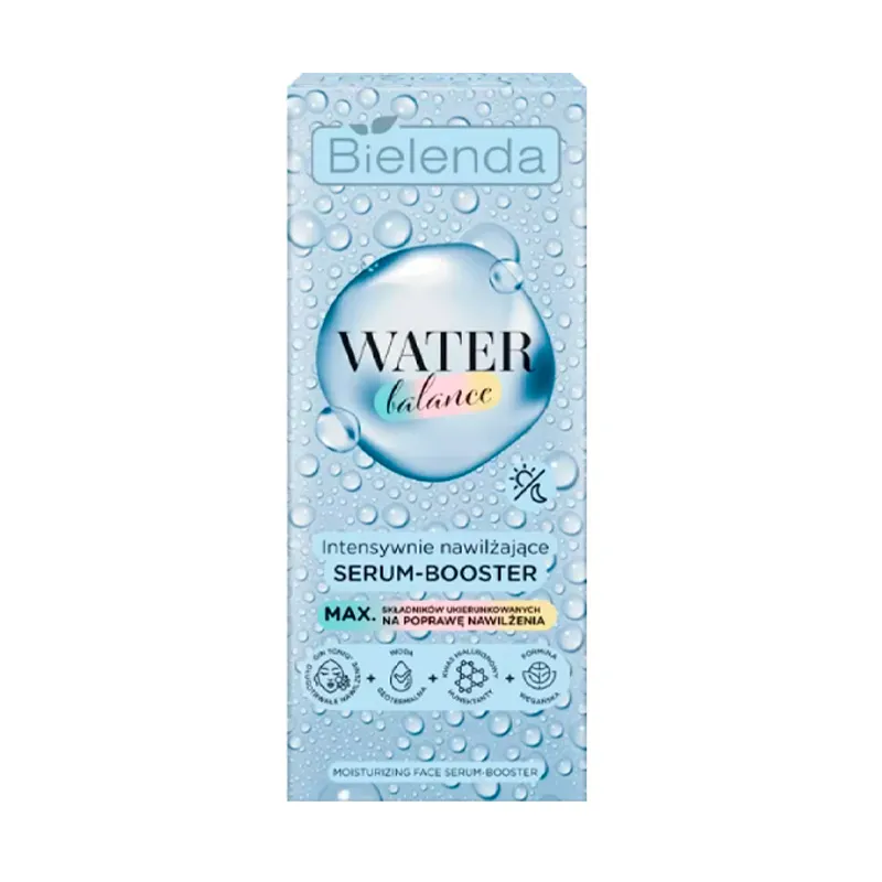 Сироватка-бустер Bielenda WATER BALANCE для обличчя інтенсивно зволожуюча, 30г (049287)