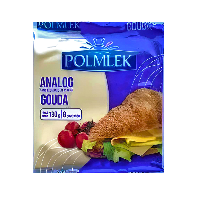 Сир порційний тостовий Polmlek Gouda (Гауда), 130 г. large popup