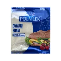 Сир порційний тостовий Polmlek Edam, 130 г.