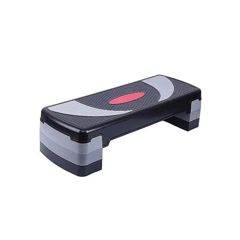 Степ-платформа EasyFit Step-B 3-ступенева 78*29*20 см сіро-чорний (EF-1852) МП