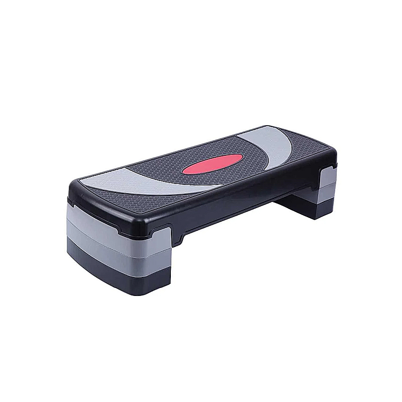 Степ-платформа EasyFit Step-B 3-ступенева 78*29*20 см сіро-чорний (EF-1852) МП large popup