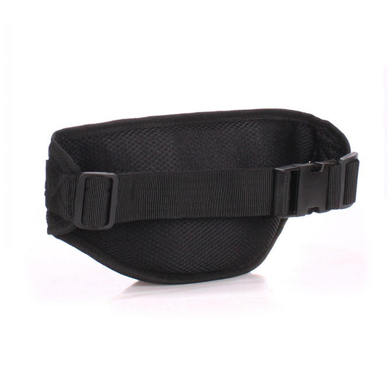 Сумка-бананка POOLPARTY Bumbag чорна (bumbag-mesh-black)  large popup