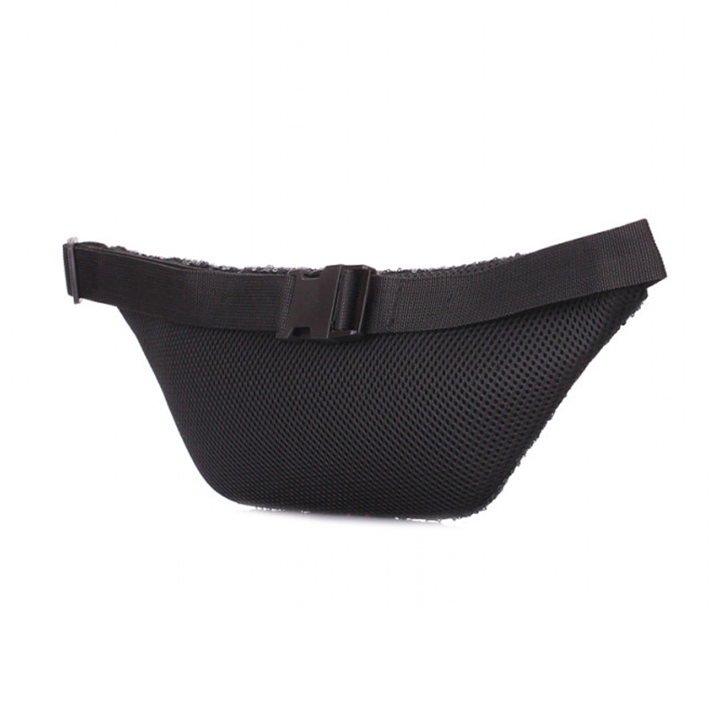 Сумка-бананка POOLPARTY Waistbag з паєтками (waistbag-shine-black) МП large popup