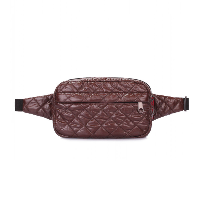 Сумка на пояс POOLPARTY Beltbag коричнева (beltbag-brown)  large popup