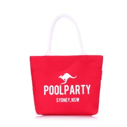 Сумка жіноча POOLPARTY текстильна, червона (pool-9-oxford-red) 