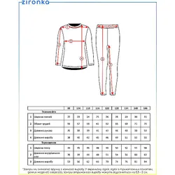 ТЕРМОБІЛИЗНА ZIRONKA З ПРИНТОМ ЄДИНОРОГИ ДЛЯ ДІВЧИНКИ 5722300101