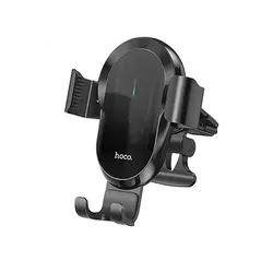 Тримач для телефону HOCO CA105 Guide three-axis linkage wireless charging car holder Black