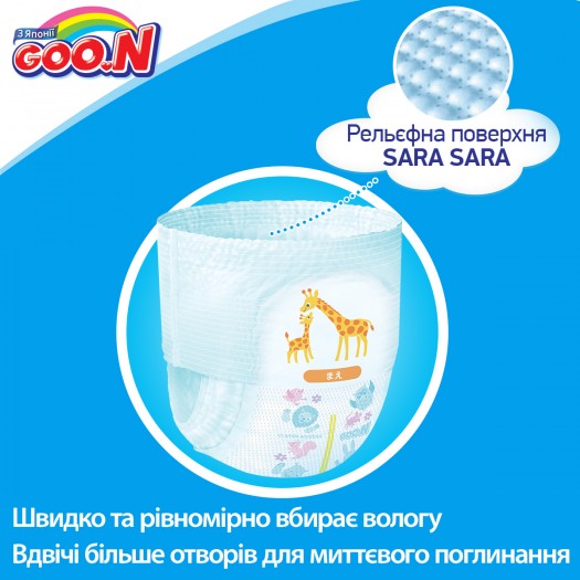 Трусики-Підгузки Goo.N Для Активних Дітей (S, 4-9 Кг) (853625) large popup