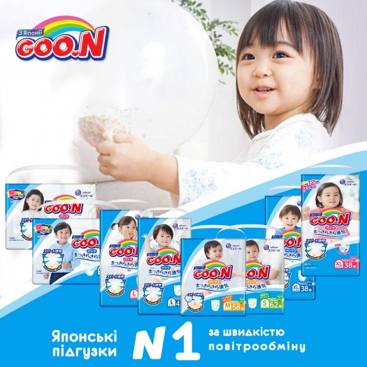 Трусики-Підгузки Goo.N Для Активних Дітей (S, 4-9 Кг) (853625) large popup