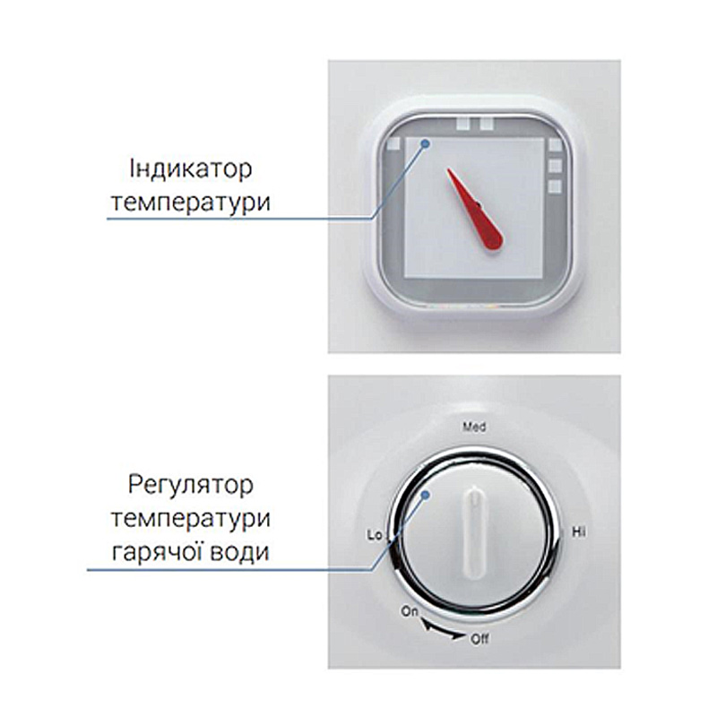 Водонагрівач Thermo Alliance, електричний SLIM, вертикальний, 755х355х376, 50л., (D50V15Q1) large popup