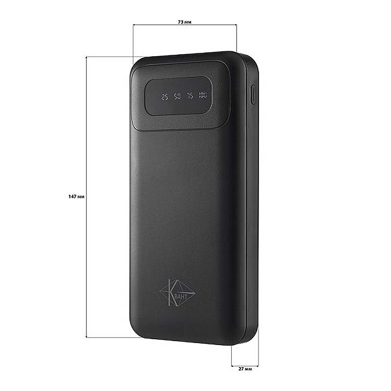 Зарядний пристрій КВАНТ PD22 20000mAh PowerBank large popup