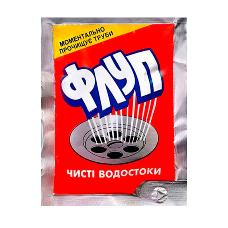 Засіб Флуп для чищення труб, для гарячої води, 80г large popup