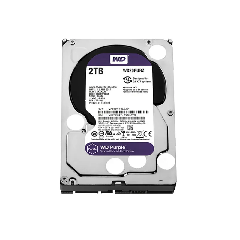 Жорсткий диск для системи відеоспостереження Western Digital WD20PURX-78 2Тб (99-00005074)