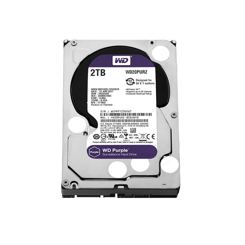 Жорсткий диск для системи відеоспостереження Western Digital WD20PURX-78 2Тб (99-00005074) large popup