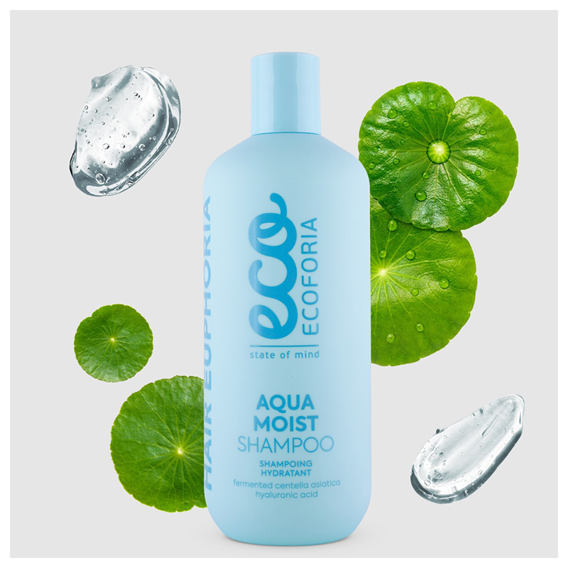 ECOFORIA HE Шампунь для волосся Зволожуючий Aqua Moist 400мл large popup