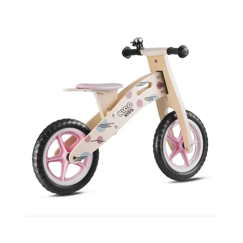 Велобіг дерев&#039;яний Ricokids RC-611 рожевий 7611