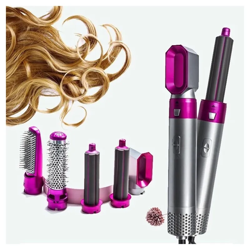 Фен-стайлер Hot Air Styler 5в1 для завивки та випрямлення волосся з 5 насадками