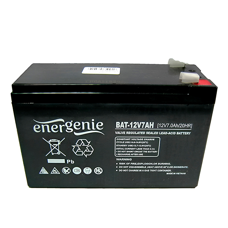 Акумулятор свинцево-кислотний Energenie 12V-7,0Ah large popup