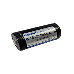 Акумулятор 16340 (CR123) Keepower 700mAh 3.7V Li-ion із захистом