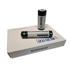 Акумулятор AA Keppower 2260mAh li-ion, Ціна за 1шт, HR6, зарядка через microUSB