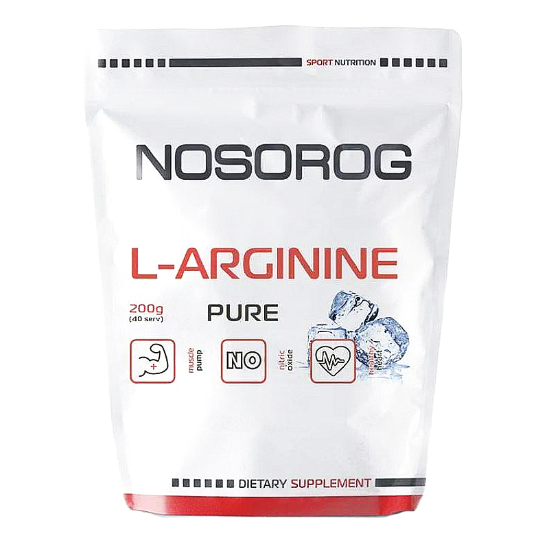 Аргінін Nosorog Nutrition L-arginine 200 г large popup