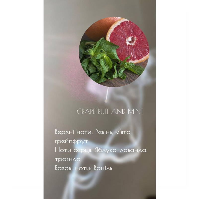 Аромасаше флорентійські grapefruit and mint large popup