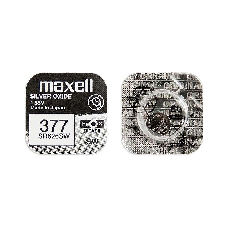 Батарейка Maxell AG4 SR626 (377) 1шт large popup