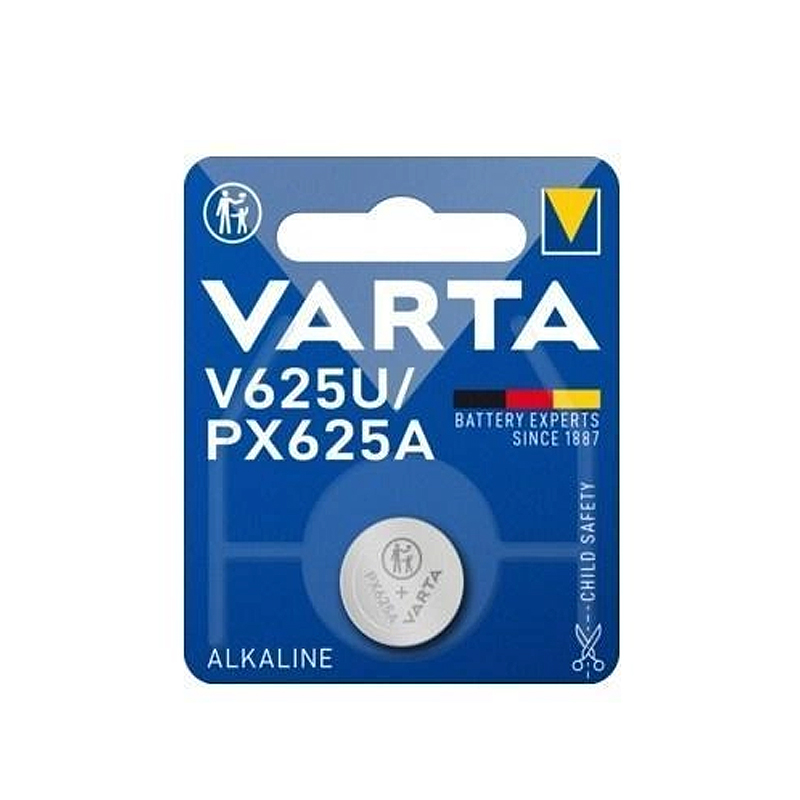 Батарейка 625A Varta 1.5V; V625U; PX625A; LR9 блістер (для сигналізації, годин) large popup