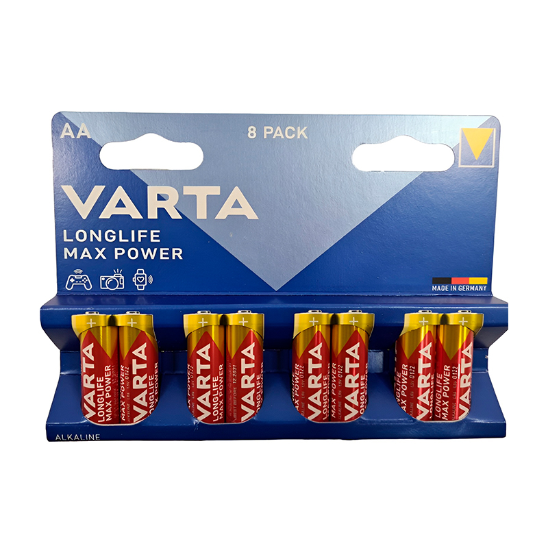 Батарейка LR6 Varta MaxPower, Ціна за 1шт (блістер по 8шт) AA large popup