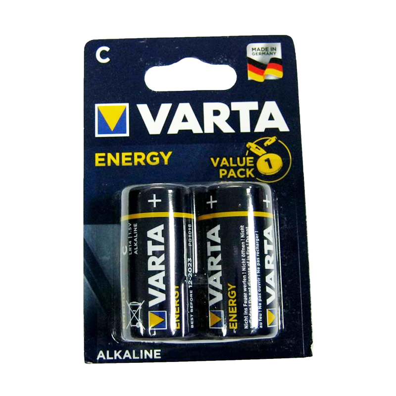 Батарейка LR14 Varta Energy, 1шт (блістер по 2шт) C large popup