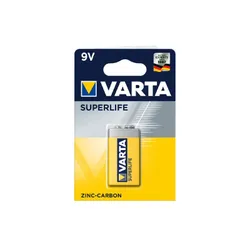 Батарейка крона 6F22 Varta Superlife блистер