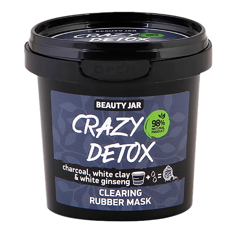 Beauty Jar Альгінатна маска що очищає для обличчя Crazy Detox 20 г large popup