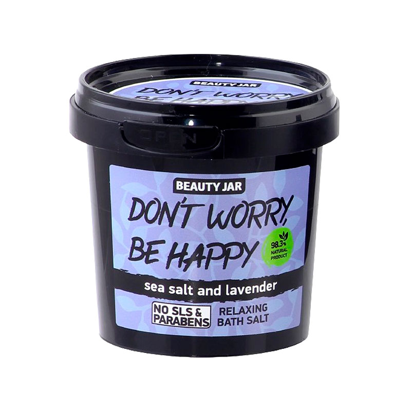 Beauty Jar Піниста сіль для ванни Do not Worry Be Happy! 200 гр large popup