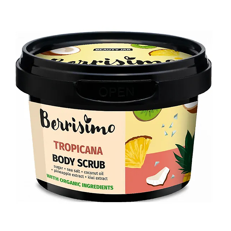 Beauty Jar Скраб для тіла цукрово-соляний Tropicana 350 г large popup