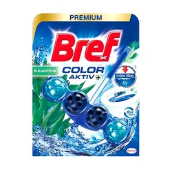 Блок для унітазу Bref Color Aktiv Eucalyptus Blue Water 1 шт.