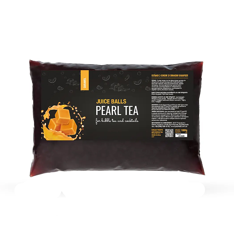 Bubble tea Перлини Карамель 1.8 кг ТМ &quot;PearlTea&quot; large popup