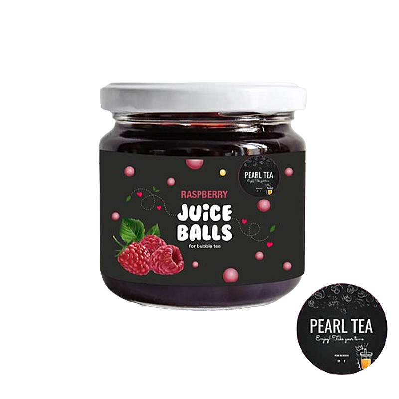 Bubble tea Перлини Малина 210гр ТМ &quot;PearlTea&quot; large popup