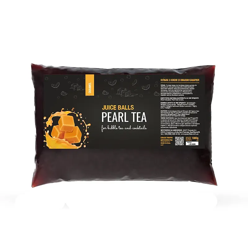 Bubble tea Перлини Карамель 1.8 кг ТМ &quot;PearlTea&quot;