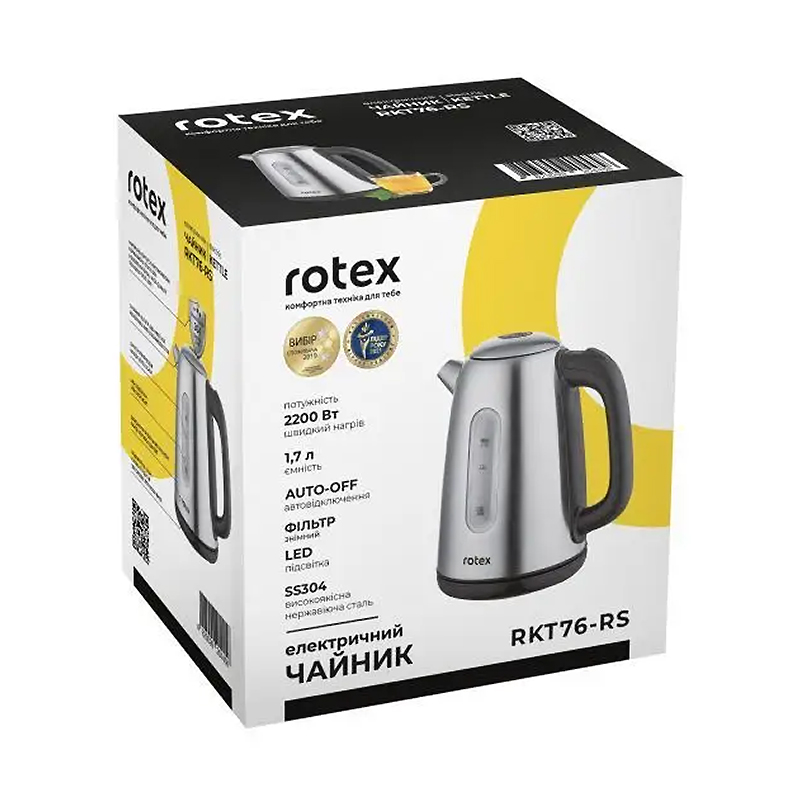 Чайник Rotex RKT76-RS large popup