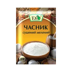 Часник сушений ЕКО, 15 г.