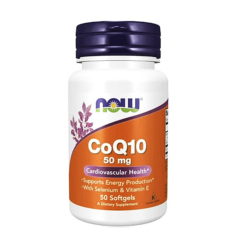 CoQ10, 50мг, 50капсул, Now Foods large popup