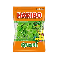 Цукерки желейні Haribo Quaxi (жаби), 175г, Німеччина, жувальні мармеладні цукерки жабки