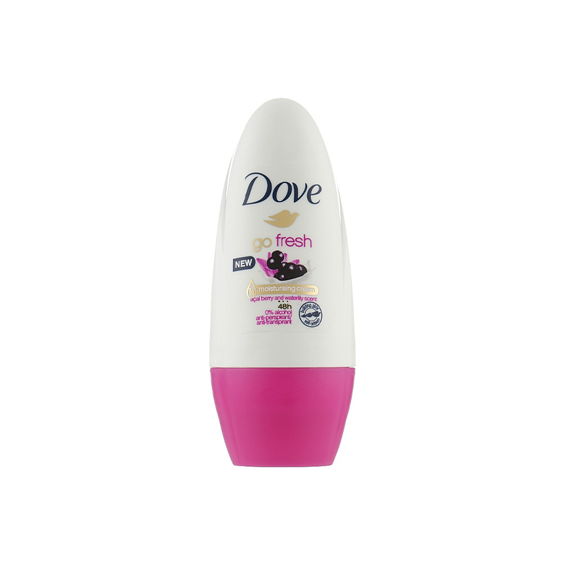 Дезодорант Dove Go Fresh Asai Berry &amp; Waterlily Scent, кульковий, жіночий, 50 мл (17779) large popup