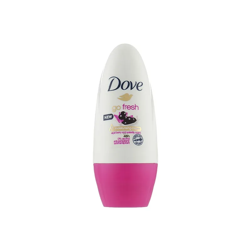 Дезодорант Dove Go Fresh Asai Berry &amp; Waterlily Scent, кульковий, жіночий, 50 мл (17779)