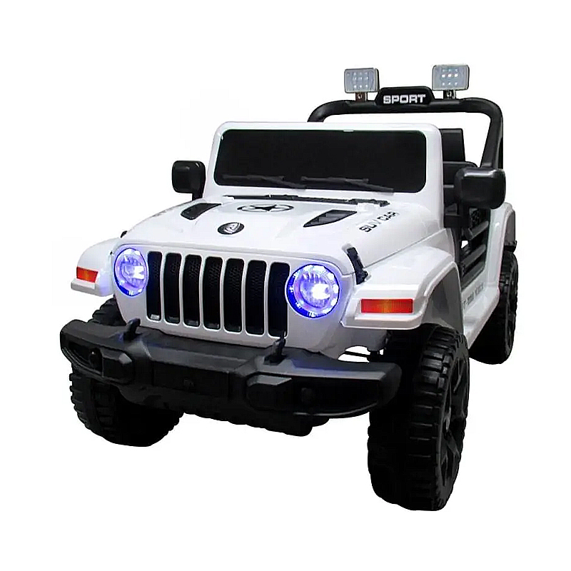 Дитячий автомобіль Великий Jeep HAMER X10 Білий (HAMER TS-159 X10) large popup