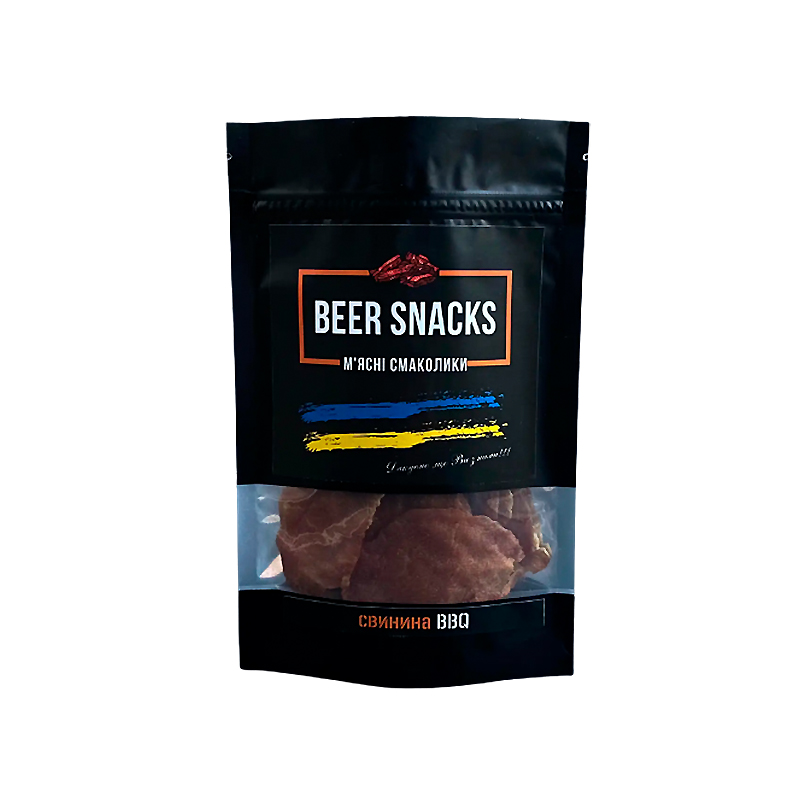 Джерки свинячі Beer Snacks  BBQ 100г large popup