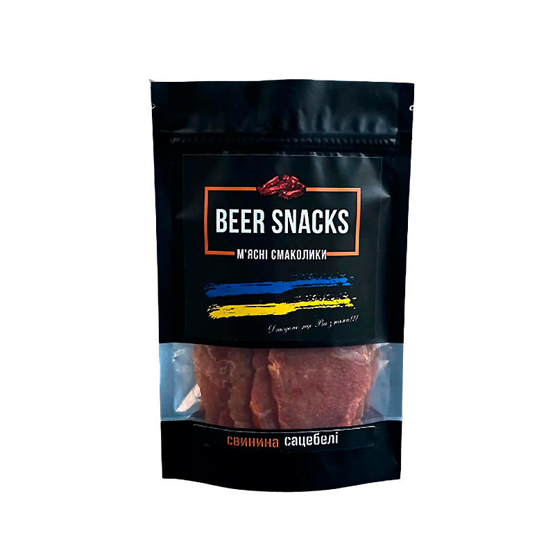 Джерки свинячі Beer Snacks  сацебелі 100г large popup