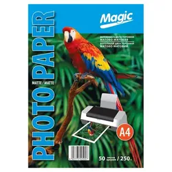 Фотопапір Magic A4 double Matte/Matte Paper 50л 250г/м2 двосторонній матово-матовий