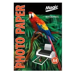 Фотопапір Magic A4 Matte 50л 220г/м2 матовий для візитних карток (тканина)